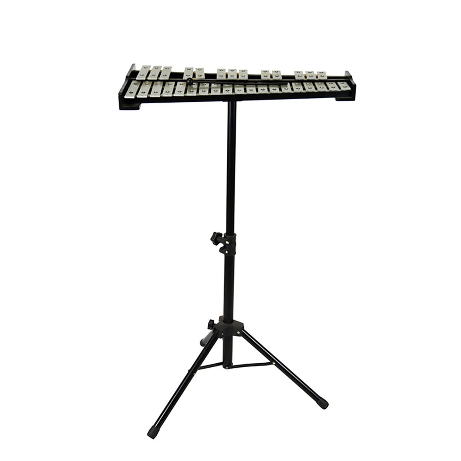 Musical Instrument Glockenspiel - Portable Percussion Xylophone 32 Note Metal