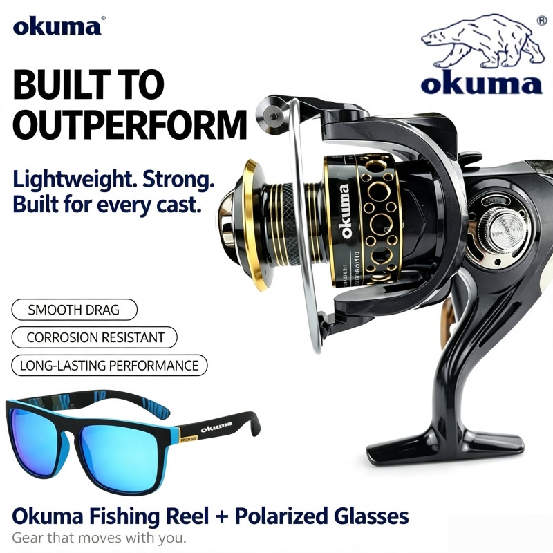 Djembe Hand Drum - OKUMA-Spinning Reel, MetalUltra Light Fishing Reel,