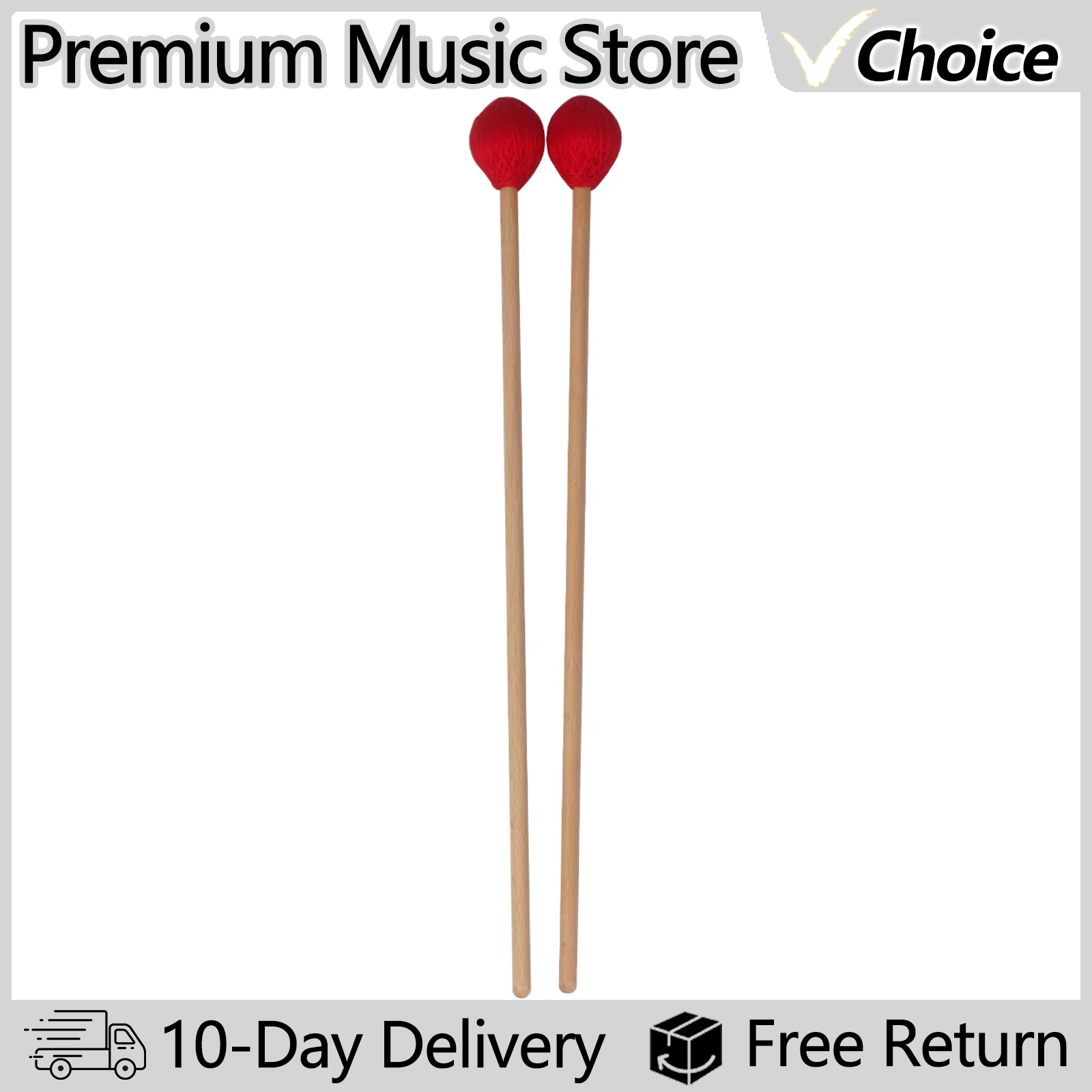 Musical Instrument Glockenspiel - Professional Marimba Mallets Percussion Accessories Glockenspiel