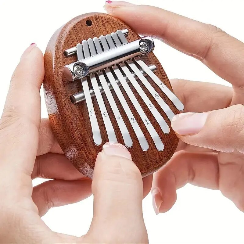 8 Key Mini Wooden Kalimba High - огляд і ціна Musical Instrument Marimba