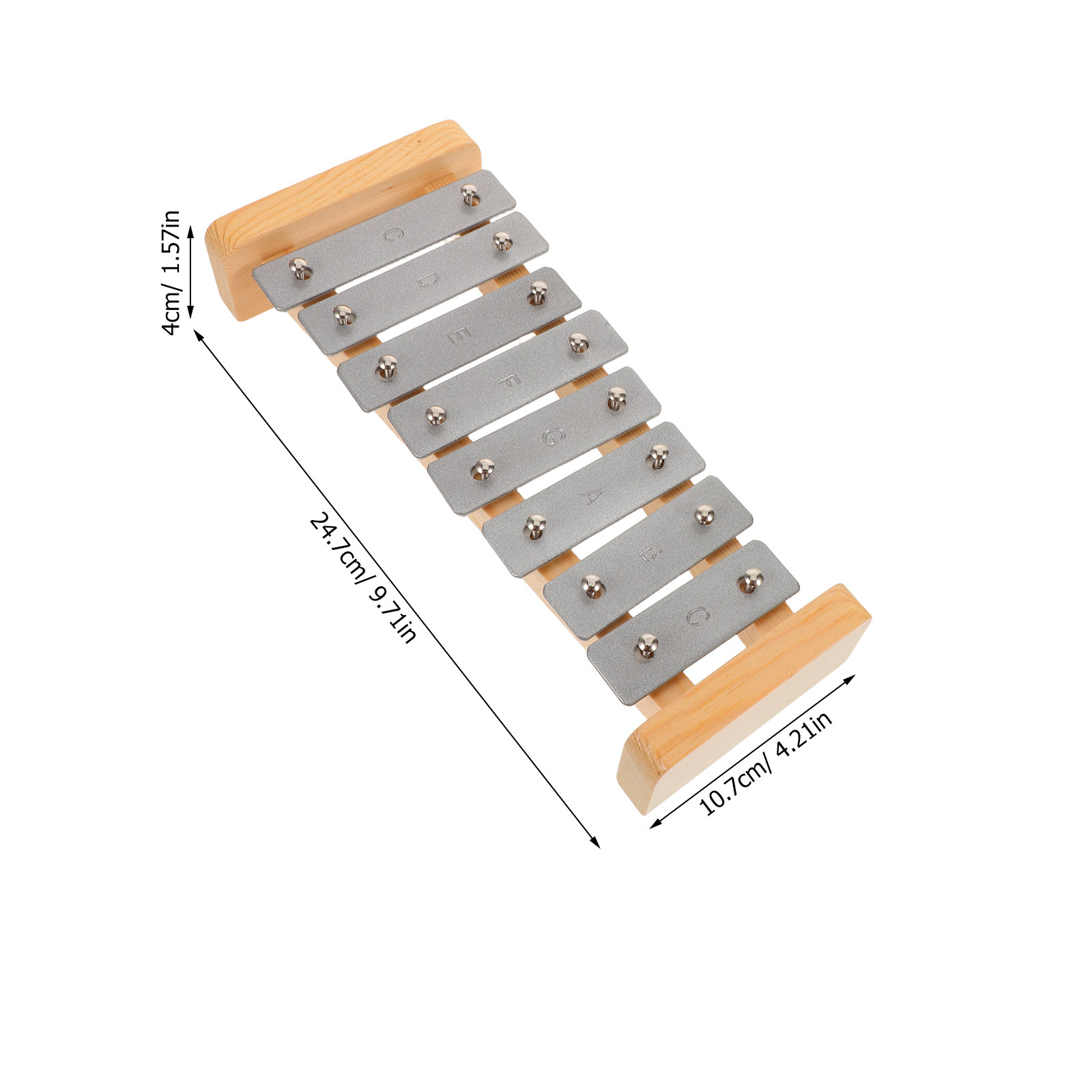 8-Note Aluminum Glockenspiel X - огляд і ціна Musical Instrument Glockenspiel