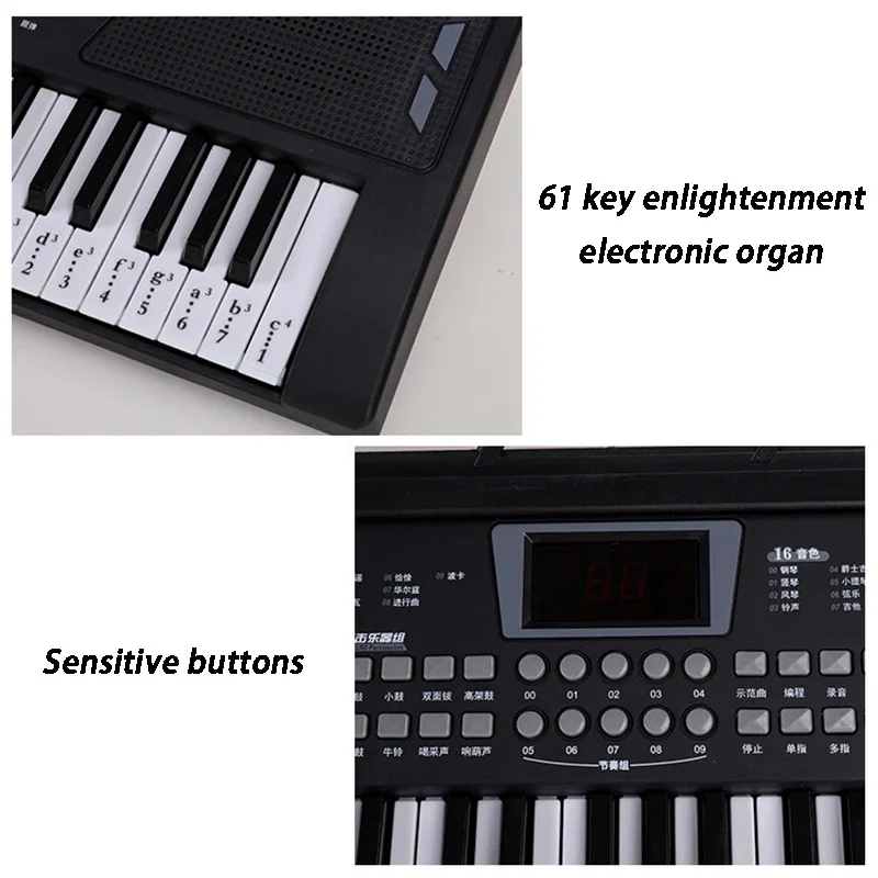 Children Electronic Organ 61 K - огляд і ціна Musical Instrument Tabla