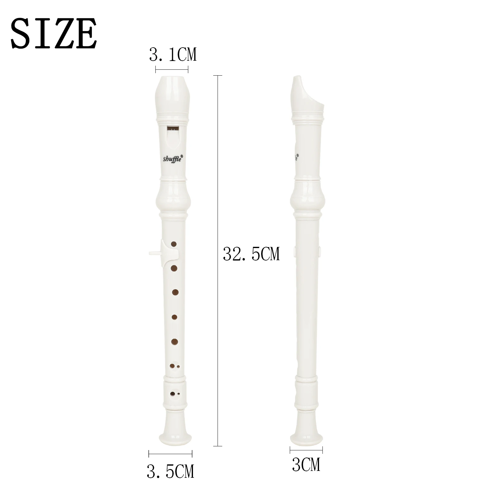 8 Holes Flute Baroque Style Fl - огляд і ціна Recorder Baroque Style