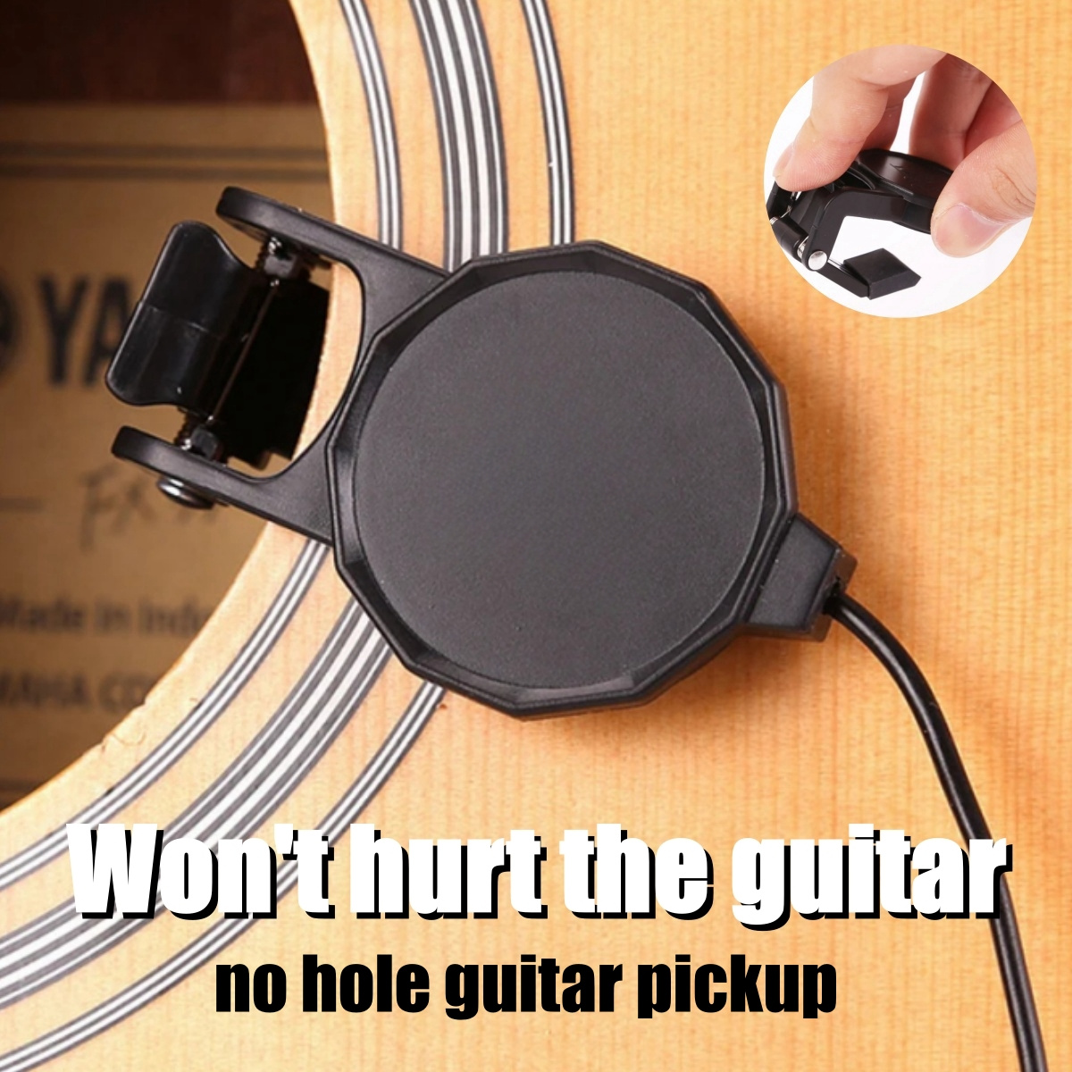 Audio Jack Clip On Pickup for  - огляд і ціна Musical Instrument Note