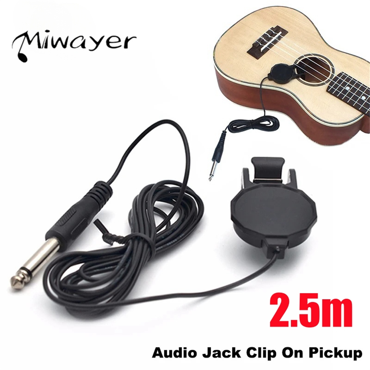 Audio Jack Clip On Pickup for  - огляд і ціна Musical Instrument Note