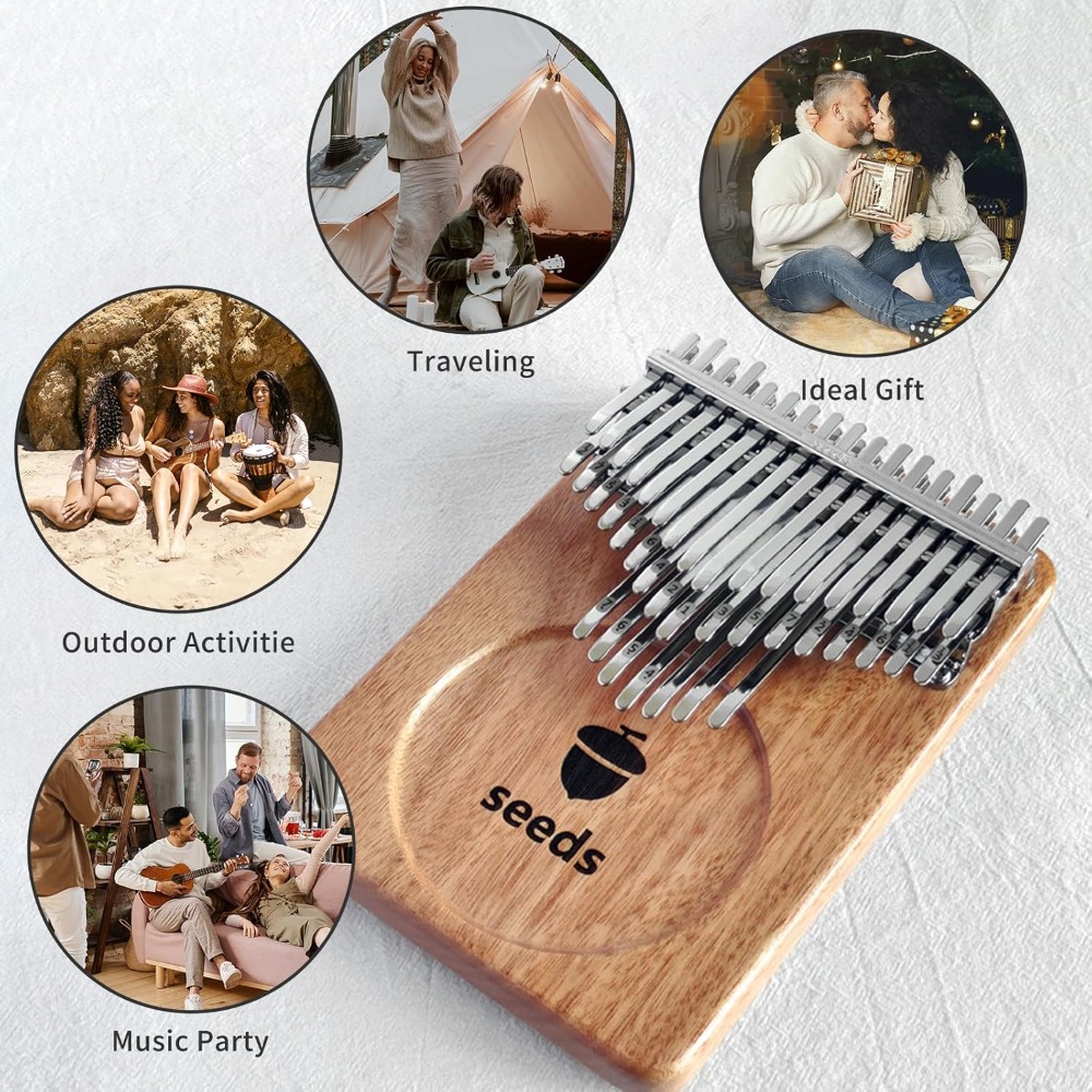 Seeds 41 Keys Chromatic Kalimb - огляд і ціна Musical Instrument Tabla