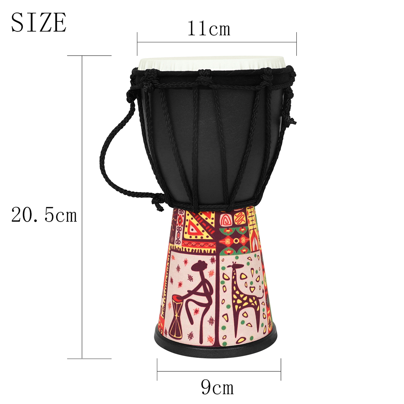 African Drum 4 Inch Handmade T - огляд і ціна Musical Instrument Africa
