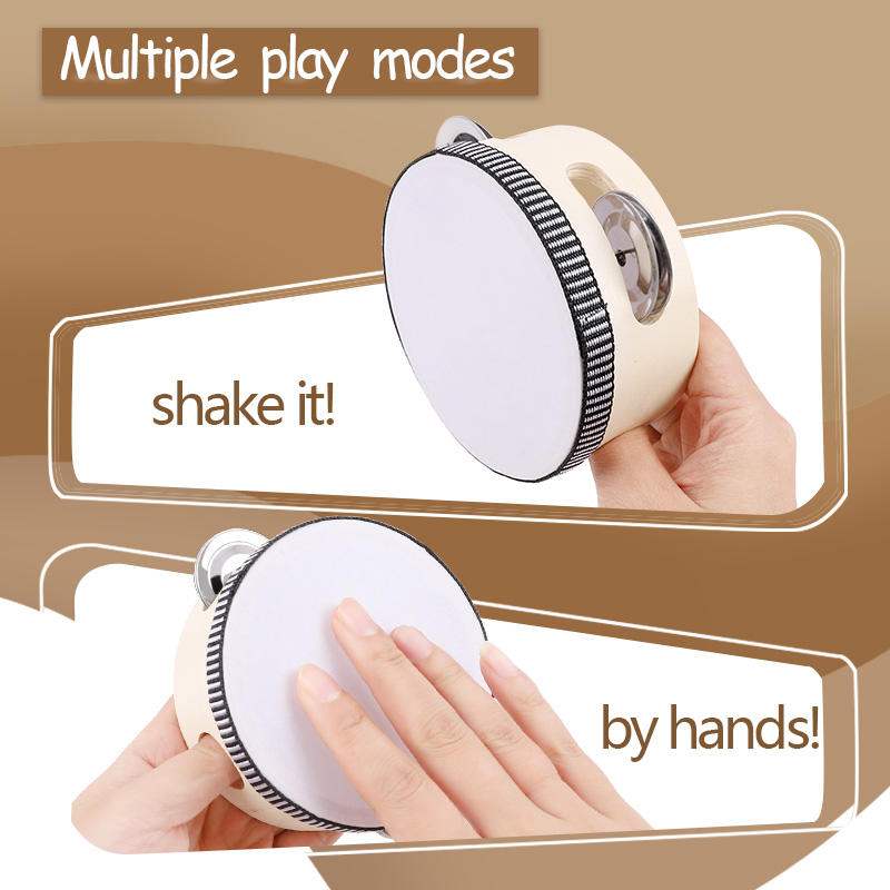 6-24Pcs 10cm Tambourine Drums  - огляд і ціна Djembe Hand Drum