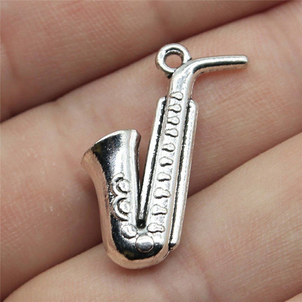20pcs 26x21mm(1.02x0.83inch) A - огляд і ціна Musical Instrument Saxophone