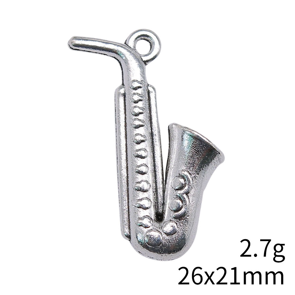 20pcs 26x21mm(1.02x0.83inch) A - огляд і ціна Musical Instrument Saxophone