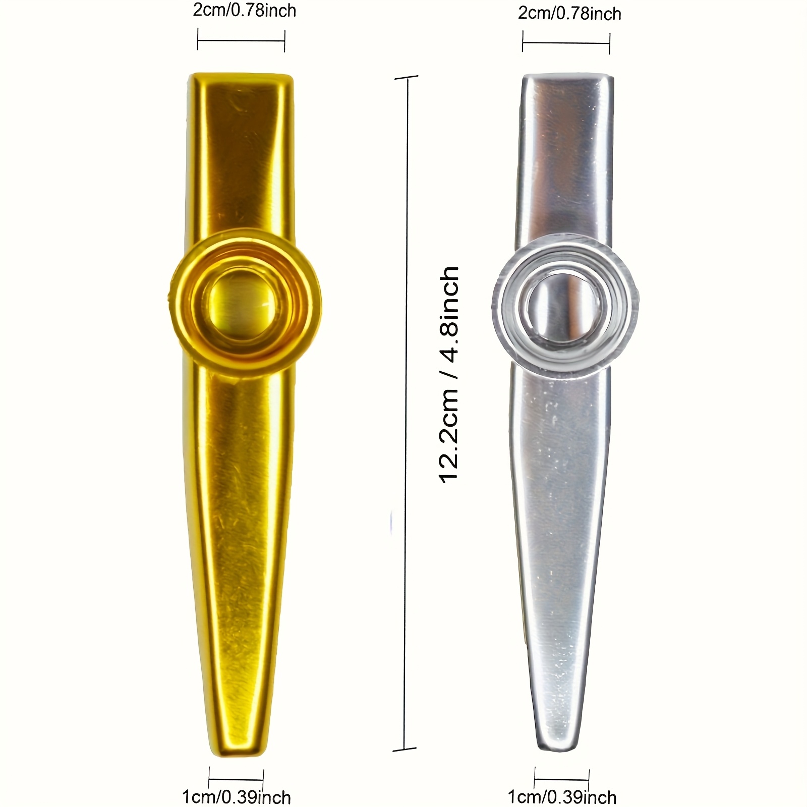 7pcs Metal Kazoos Simple Desig - огляд і ціна Musical Instrument Note