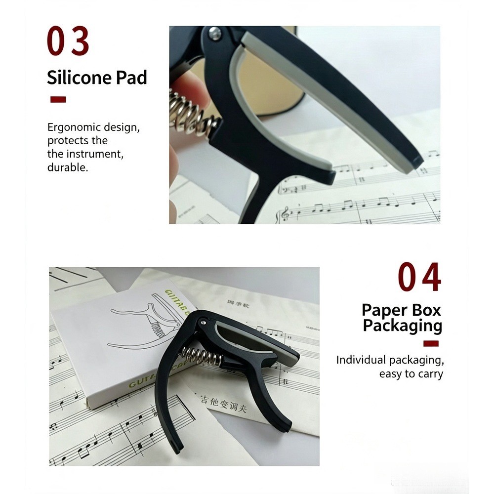 2 in 1 Guitar Capo with Bridge - огляд і ціна Acoustic Guitar Dreadnought