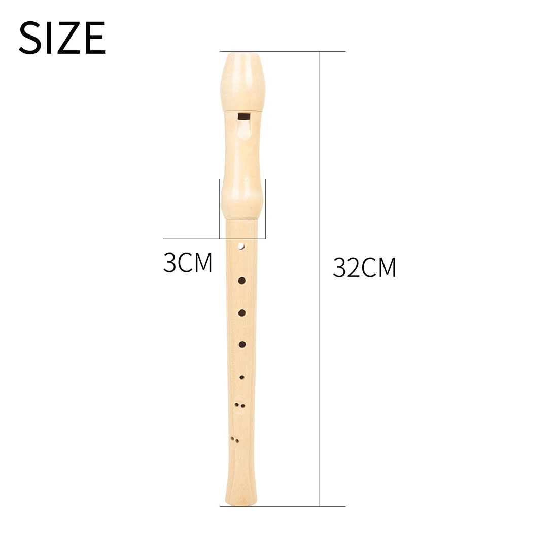 1pc 8 Hole Treble Clarinet Woo - огляд і ціна Recorder Baroque Style