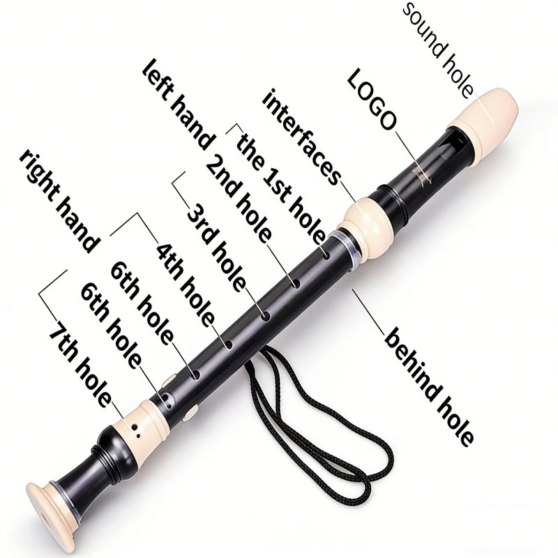 8-hole Alto Recorder F Key Ver - огляд і ціна Recorder Baroque Style