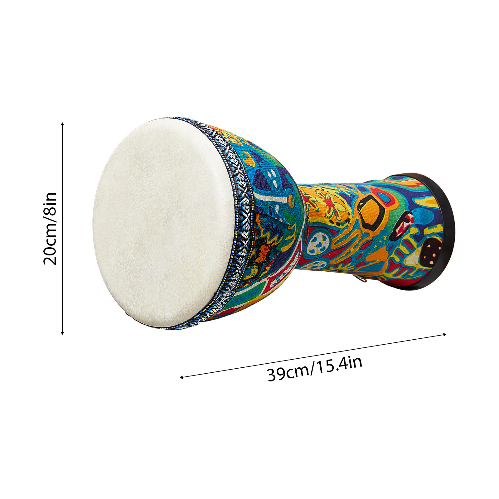 8 Inch African Drum Large 8 Ha - огляд і ціна Djembe Hand Drum
