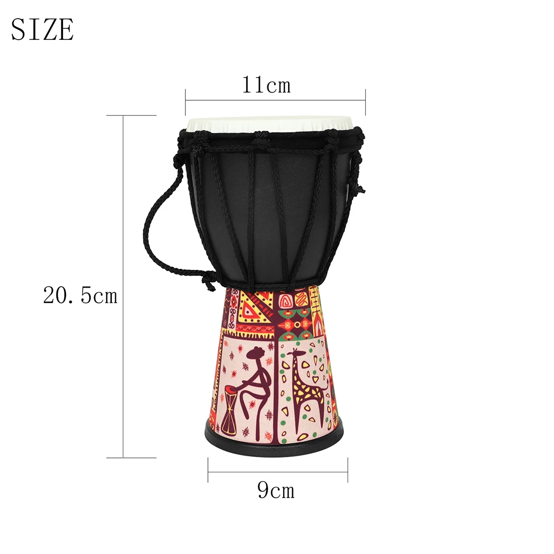 4 Inch African Drum ABS Drum C - огляд і ціна Djembe Hand Drum