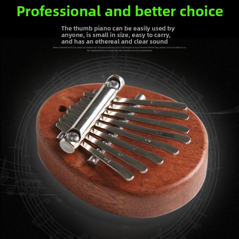 8 Key Mini Wooden Kalimba High - огляд і ціна Musical Instrument Marimba