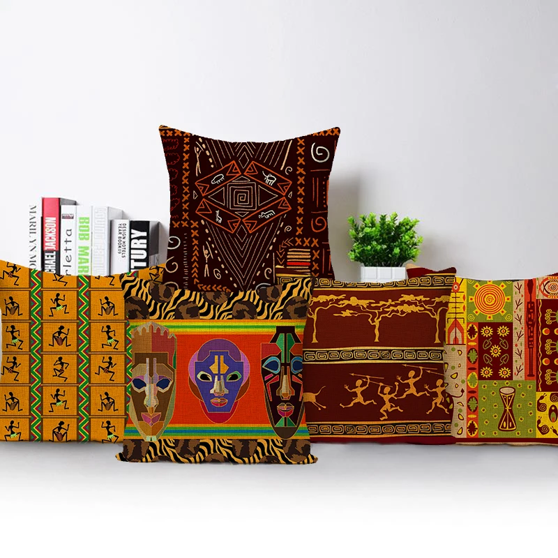 Retro African Woman Cushion Co - огляд і ціна Musical Instrument In Africa