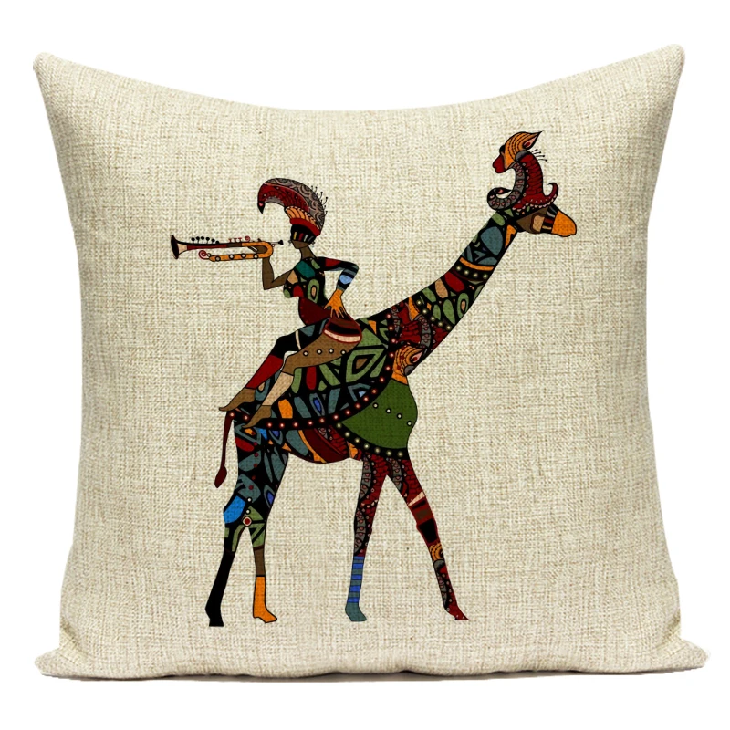 Retro African Woman Cushion Co - огляд і ціна Musical Instrument In Africa
