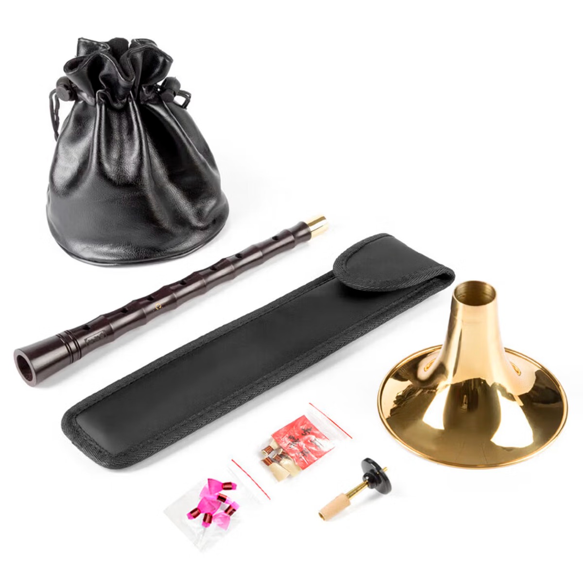 Ebony Wood Suona Horn D Key Co - огляд і ціна Musical Instruments