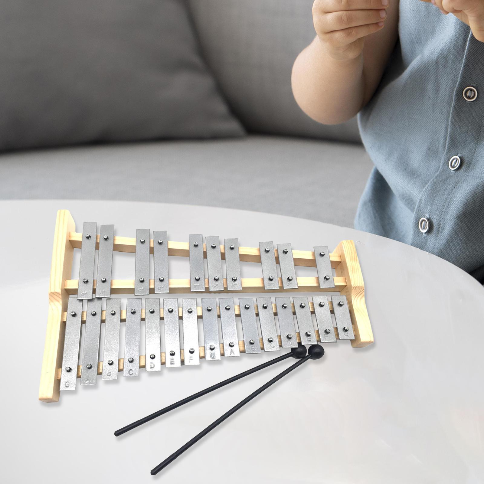25 Notes Metal Keys Xylophone  - огляд і ціна Musical Instrument Glockenspiel