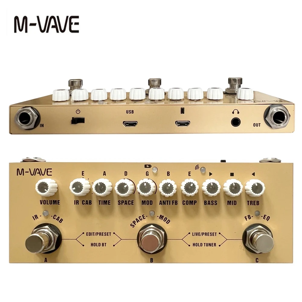 M-vave Cube BABY Rechargeable  - огляд і ціна Acoustic Guitar Dreadnought