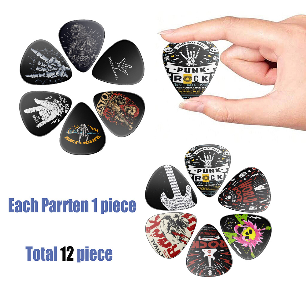 12 Pieces Guitar Picks 0.46mm  - огляд і ціна Acoustic Guitar Dreadnought
