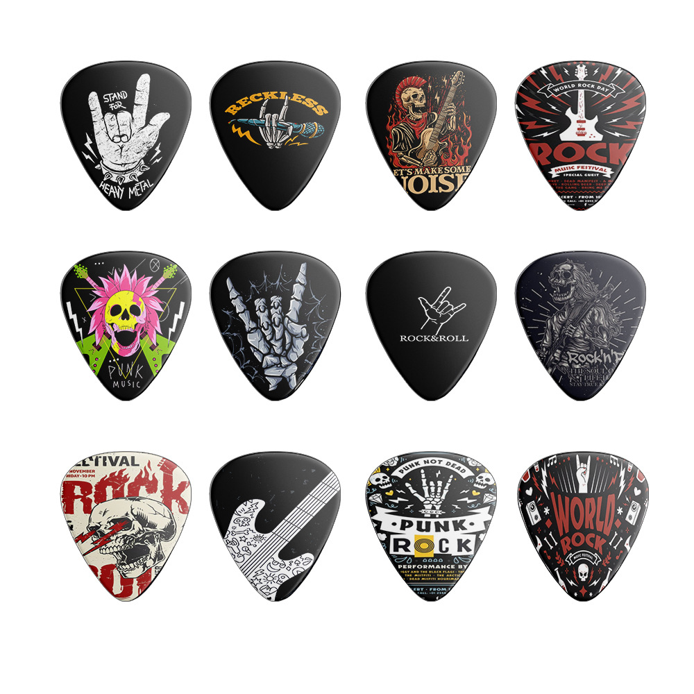 12 Pieces Guitar Picks 0.46mm  - огляд і ціна Acoustic Guitar Dreadnought