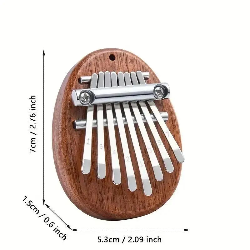 8 Key Mini Wood Kalimba High Q - огляд і ціна Musical Instrument Marimba
